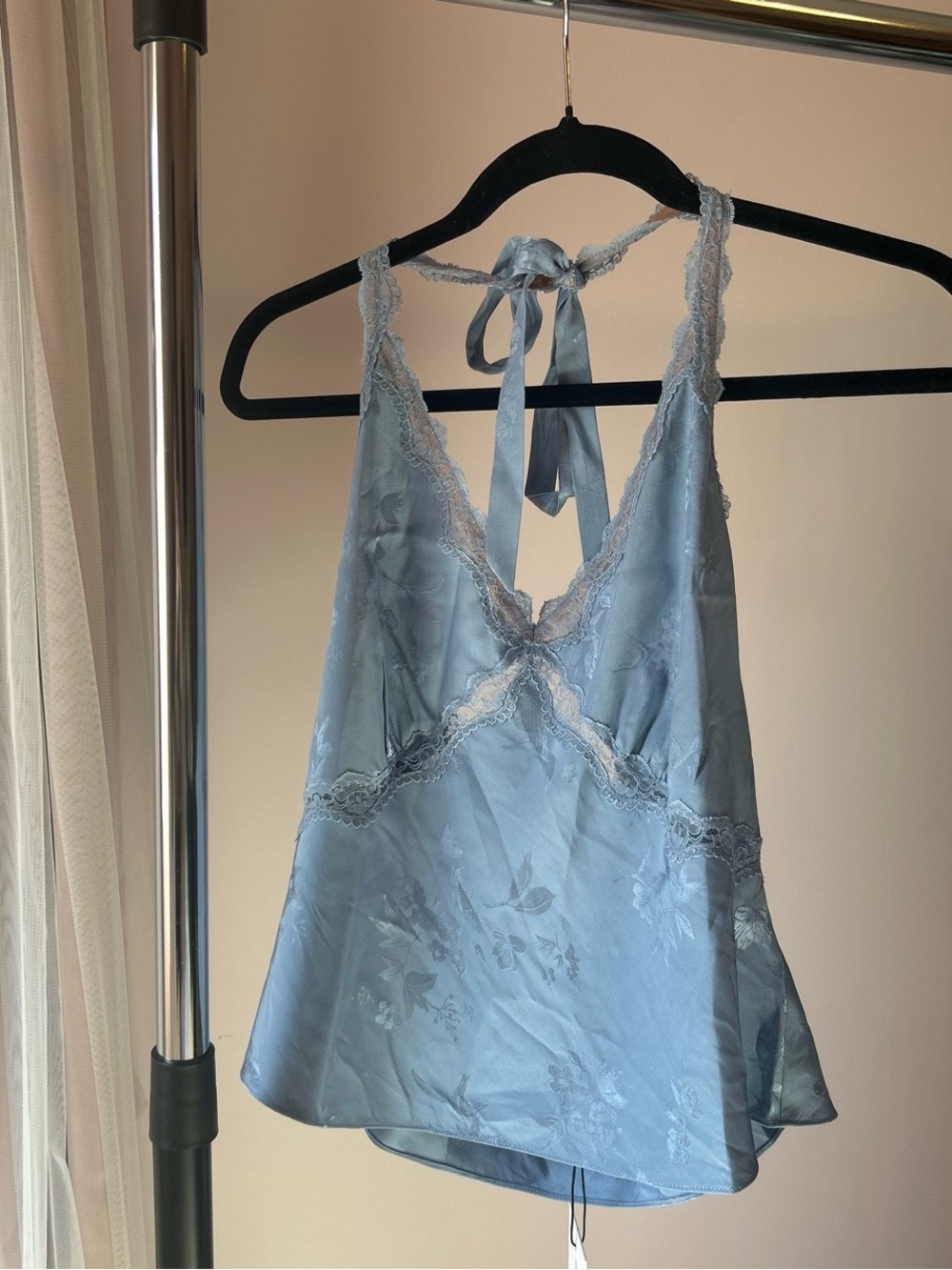 Reformation Monica Silk Top